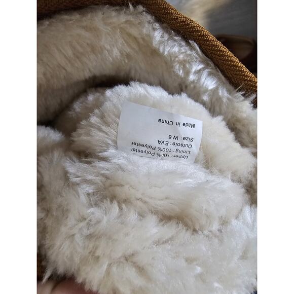 Womens UGG AUSTRALIA 218507 chestnut sheepskin tall comfy winter boots sz 6 - Picture 7 of 7